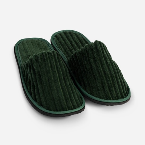 1461203-1 Slipper 100 st – Ribbad frotté, antihalksula, 26 cm (ca 41-42))