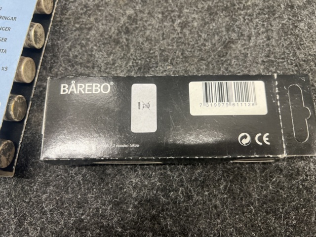 1461267-6 7 st Förpackningar med säkringar & smältproppar 50A, Bårebo & Ifö electric