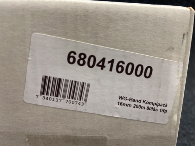 1461271-5 2 st Handbandningssatser, 13mm & 16mm
