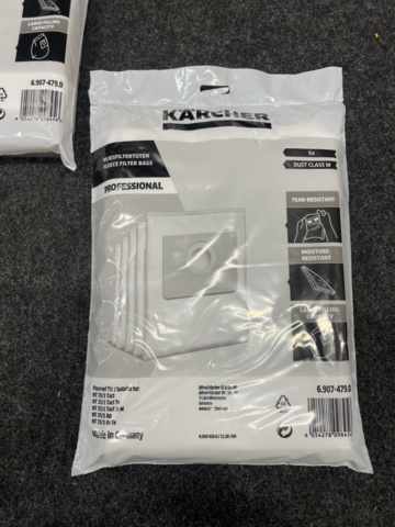 1461285-2 25 st Dammsugarpåsar Kärcher 6.907-479.0