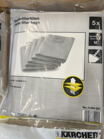 1461289-3 Sortiment med dammsugarpåsar från Kärcher