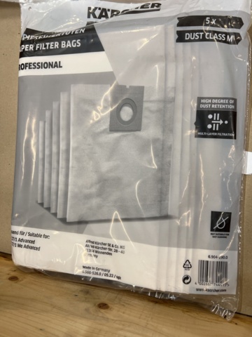 1461289-6 Sortiment med dammsugarpåsar från Kärcher