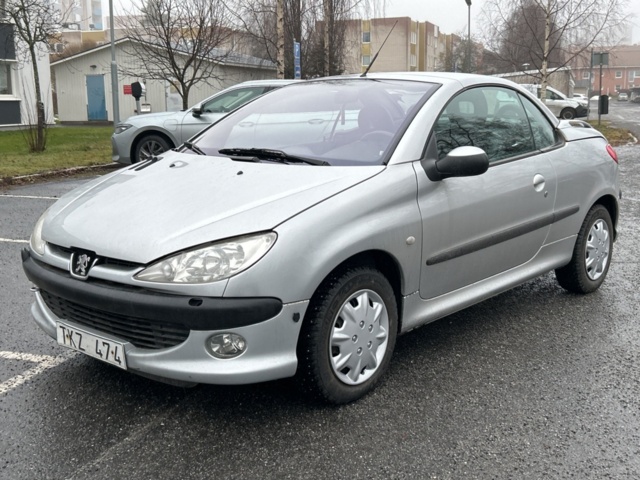 992769-1 Peugeot 206 CC 1.6 Manual, 109hp, 2002