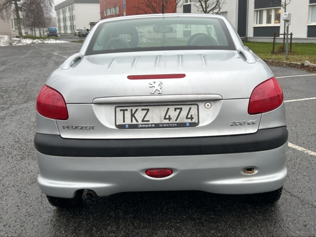 992769-6 Peugeot 206 CC 1.6 Manual, 109hp, 2002