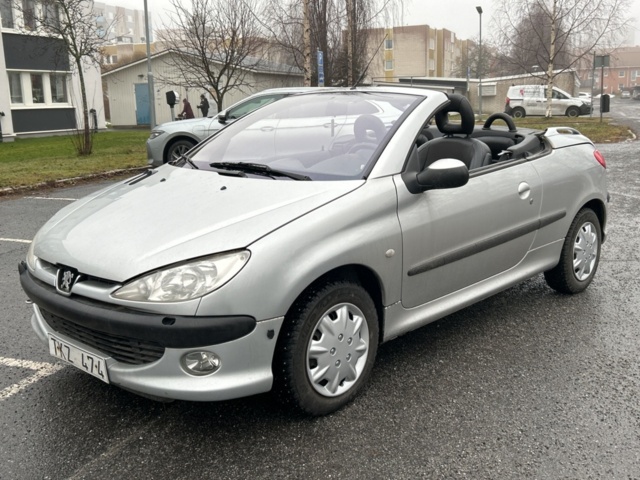 992769-21 Peugeot 206 CC 1.6 Manual, 109hp, 2002