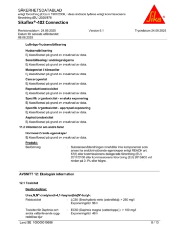 1426948-12 Fogmassa Sikahyflex 402