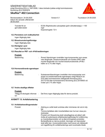 1426948-13 Fogmassa Sikahyflex 402