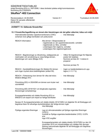 1426948-15 Fogmassa Sikahyflex 402