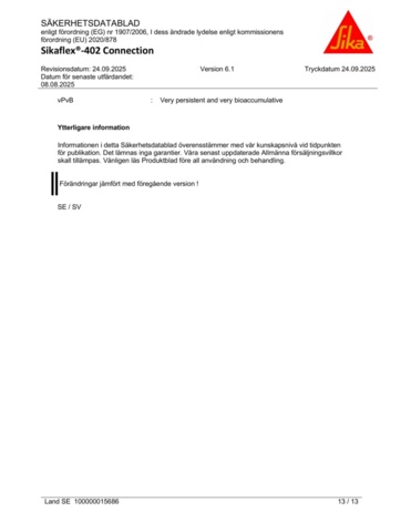 1426948-17 Fogmassa Sikahyflex 402