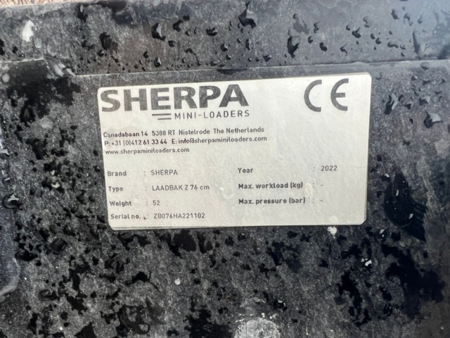 1426949-27 Battery-powered mini loader SHERPA Z10 E200