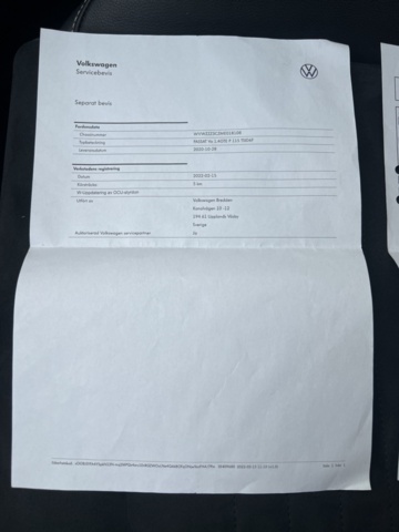 1431535-35 Volkswagen Passat Sportscombi GTE 1.4 TSI ACT OPF DSG Sekventiell, 218hk, -2021