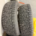 1352446-6 4 Pirelli studded tires on aluminum rims 175/65 4-hole