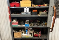 1426801 Warehouse shelf with contents