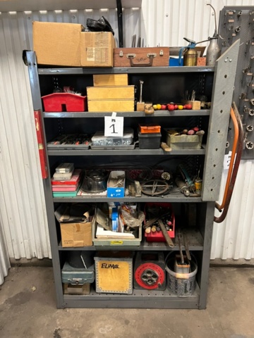 1426801-1 Warehouse shelf with contents