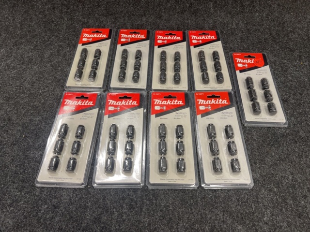 1461303-1 9 st förpackningar övergångsadaptrar för hålsåg, Makita