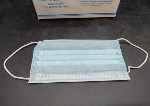 Munskydd, 20 st 100-pack, IIR, 3-PLY, blå