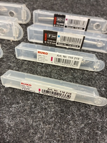 1461732-3 Carbide grinders, Ruko & Bohrcraft