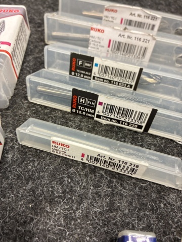 1461732-5 Carbide grinders, Ruko & Bohrcraft