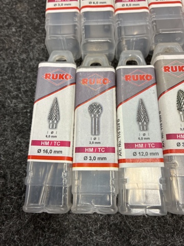 1461732-7 Carbide grinders, Ruko & Bohrcraft