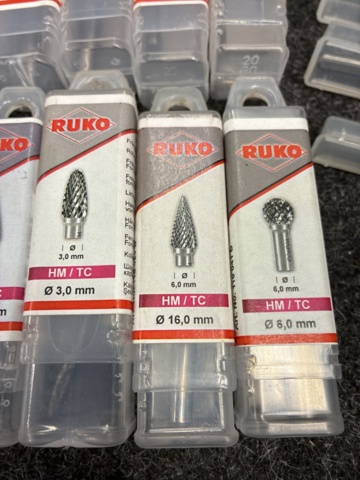 1461732-8 Carbide grinders, Ruko & Bohrcraft