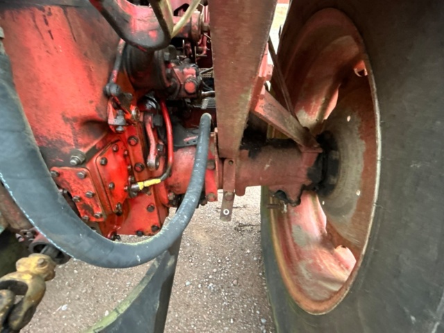 1407998-32 Tractor with forestry trailer & HIAB crane - BM Volvo Boxer 350 -1963