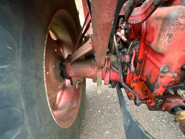 1407998-33 Tractor with forestry trailer & HIAB crane - BM Volvo Boxer 350 -1963