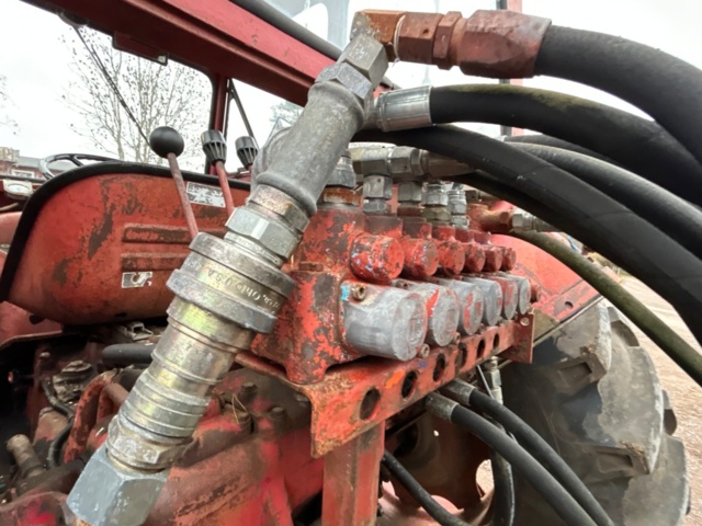 1407998-25 Tractor with forestry trailer & HIAB crane - BM Volvo Boxer 350 -1963