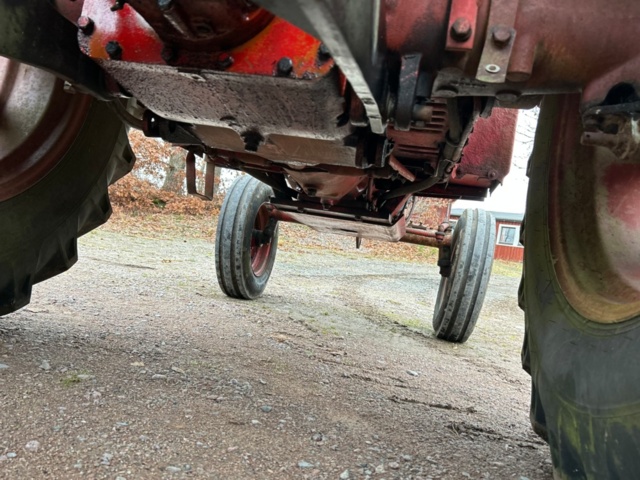1407998-34 Tractor with forestry trailer & HIAB crane - BM Volvo Boxer 350 -1963