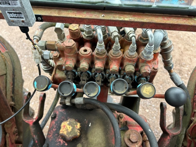 1407998-28 Tractor with forestry trailer & HIAB crane - BM Volvo Boxer 350 -1963