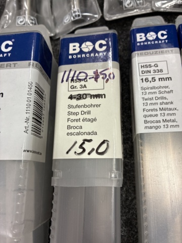 1461744-8 Drill assortment, BOC Bohrcraft