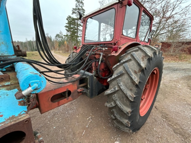 1407998-5 Tractor with forestry trailer & HIAB crane - BM Volvo Boxer 350 -1963