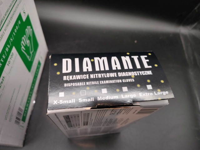 1461841-5 Disposable gloves, 2000 pairs. Nitrile Black Powder-free, size Small