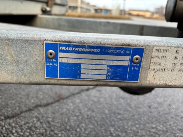 918921-6 Trailer - Thule TGAB 850, -2002