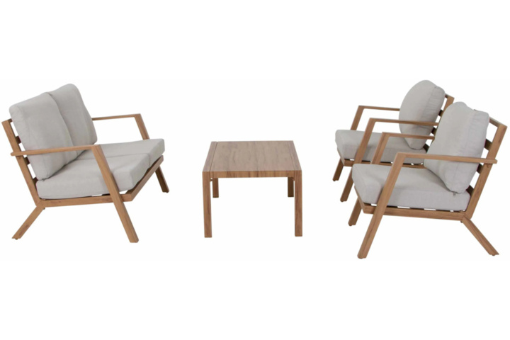 1371134-3 Soffgrupp för utomhusbruk (Teak) - Milton