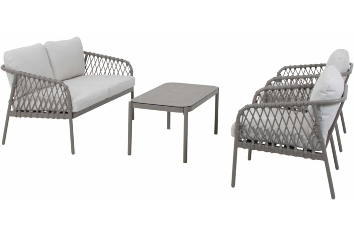 1371135-1 Soffgrupp för utomhusbruk (Khaki/Beige) - Sanford