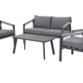 1371137-2 Soffgrupp för utomhusbruk (Grå) - Naples