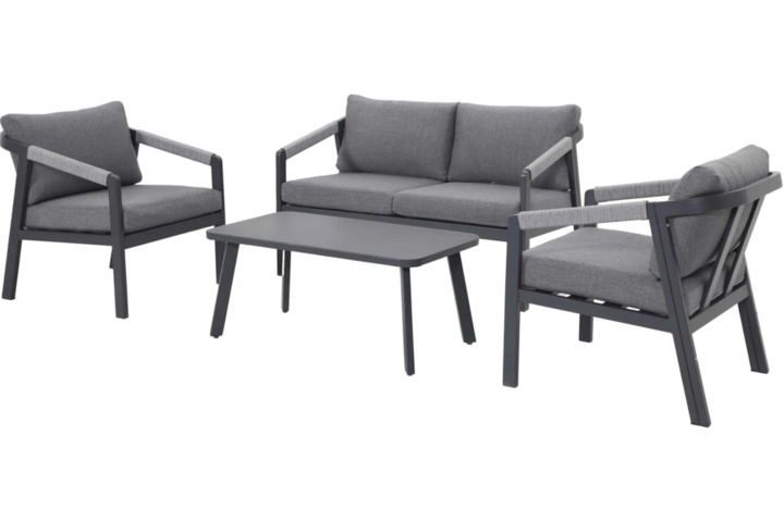 1371137-2 Soffgrupp för utomhusbruk (Grå) - Naples