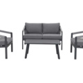 1371137-1 Soffgrupp för utomhusbruk (Grå) - Naples