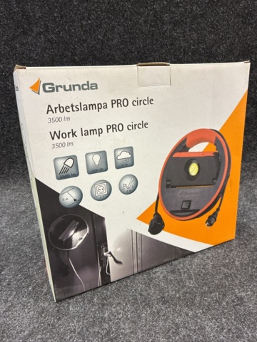 1462035-2 Work lamp Grunda PRO Circle