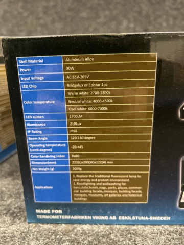 1462083-3 2 st Arbetslampor Viking