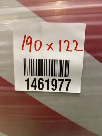 1461977-9 Steel rule plate Paroc c600 195x610x1220 mm (approx. 89.30 sq m)