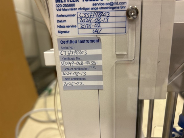 1435560-10 Titrator Mettler Toledo Compact C30S med autosampler InMotion KF Pro Oven