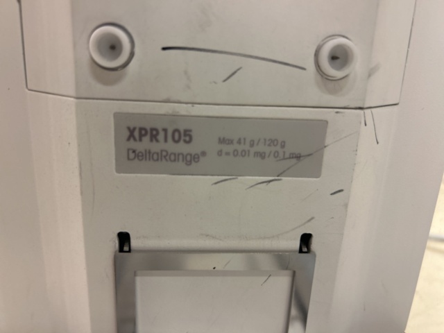 1435561-4 Analytisk laboratorievåg - Mettler Toledo XPR105DR