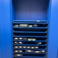 1461547-2 Sheet metal cabinet with code lock