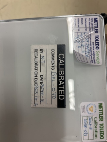 1435562-9 Analytisk laboratorievåg - Mettler Toledo XPR105DR