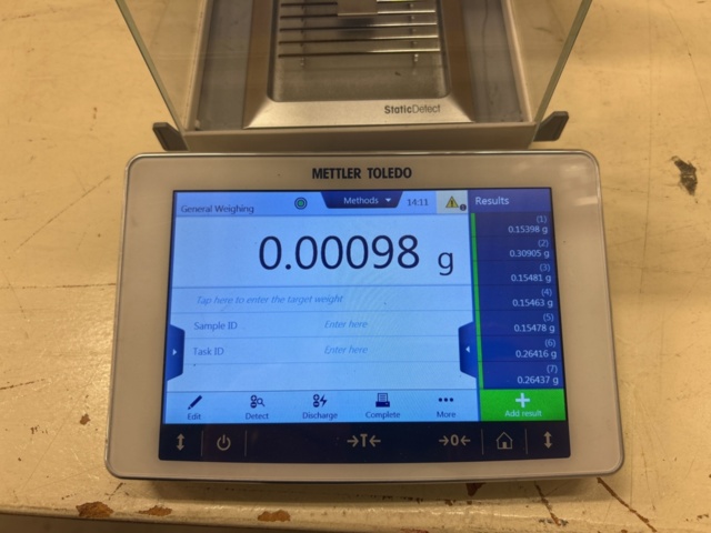 1435563-3 Analytisk laboratorievåg - Mettler Toledo XPR105DR