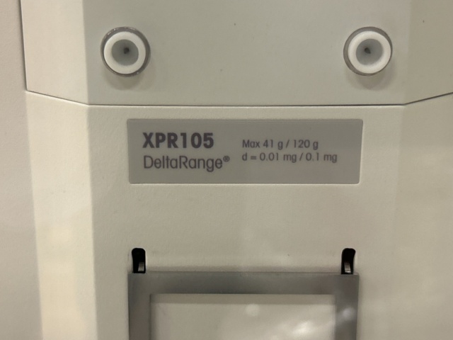 1435564-3 Analytisk laboratorievåg - Mettler Toledo XPR105DR