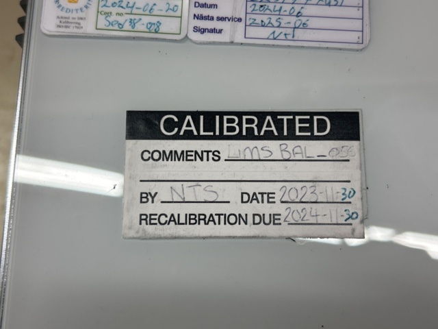 1435565-5 Analytisk laboratorievåg - Mettler Toledo XPR105DR