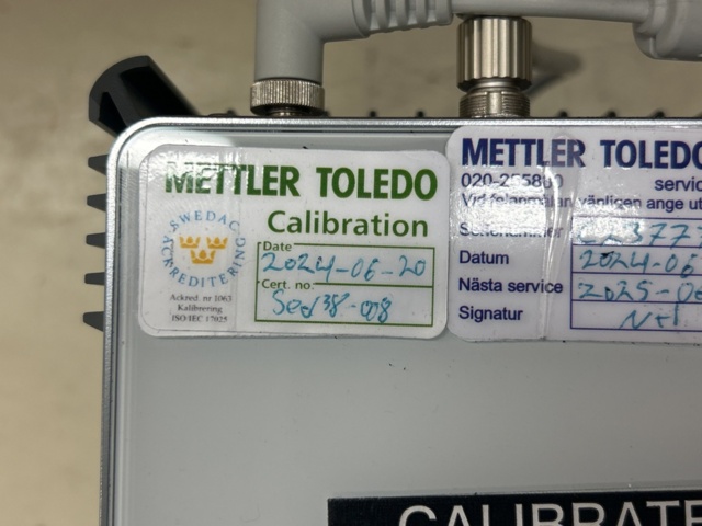 1435565-7 Analytisk laboratorievåg - Mettler Toledo XPR105DR