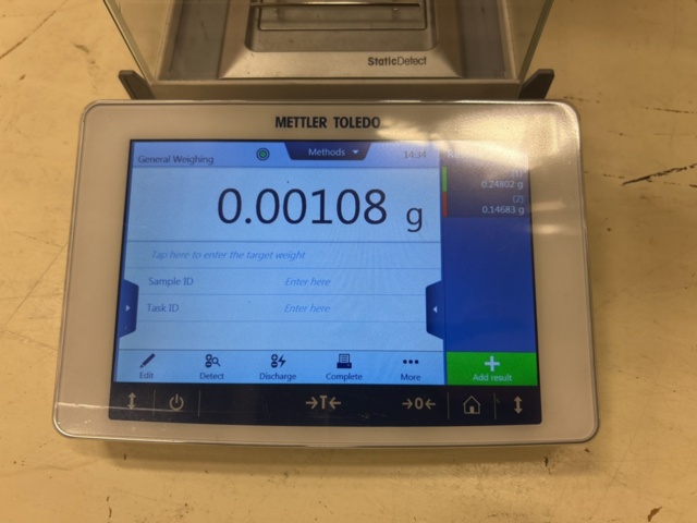 1435566-2 Analytisk laboratorievåg - Mettler Toledo XPR105DR